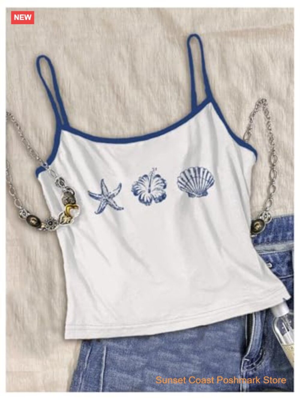 3 Pack Floral Print Crop Camisole Tops Spaghetti Strap Tank Tops Summer - Picture 2 of 5